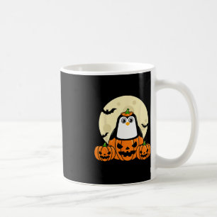 Pinguin Pumpkin Moon Fledermäuse Kostüm Niedlich l Kaffeetasse