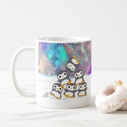 Pinguin Pyramid Classic Tasse (Mit Donut)