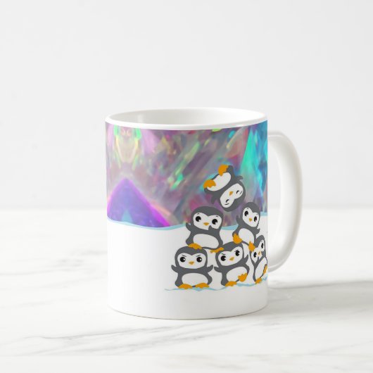 Pinguin Pyramid Classic Tasse (VorderseiteRechts)