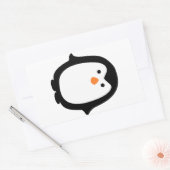 Pinguin Rechteckiger Aufkleber (Umschlag)