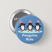 Pinguin-Regel-Knopf Button (Vorne & Hinten)