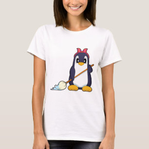 Pinguin-Reiniger-Mopp-Reinigung T-Shirt