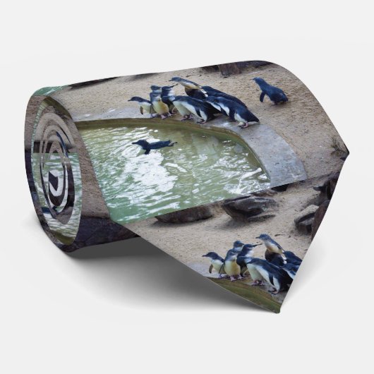 Pinguin Relay: Pinguin Flock Swim Team, Krawatte (Gerollt)