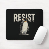 Pinguin Resist Aktivismus Cool Funny Pinguins Resi Mousepad (Mit Mouse)
