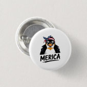 Pinguin Resist Pinguine Protest gegen Button (Vorne & Hinten)