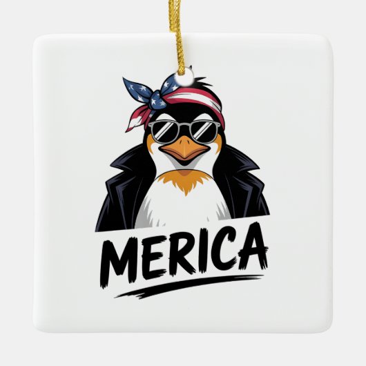 Pinguin Resist Pinguine Protest gegen Keramikornament (Vorderseite)