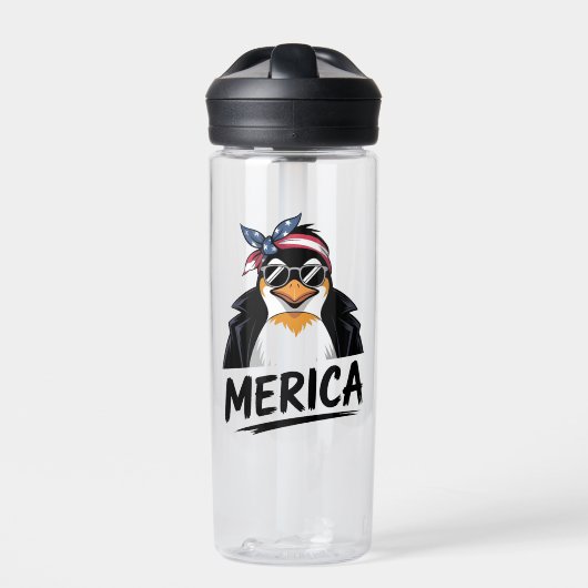 Pinguin Resist Pinguine Protest gegen Trinkflasche (Vorderseite)