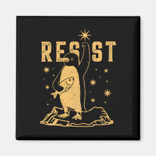 Pinguin Resist Pinguine protestieren gegen Zölle u Magnet