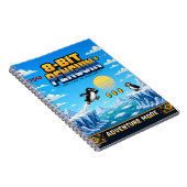 Pinguin, Retro-8-Bit-Pixelkunst Notizblock (Rechte Seite)