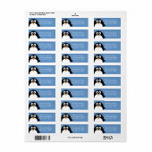 Pinguin-Rücksendeadresse (Vorne)