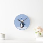 Pinguin Runde Wanduhr (Zuhause)