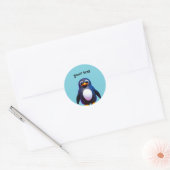 Pinguin Runder Aufkleber (Umschlag)