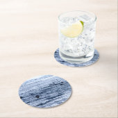 Pinguin Runder Pappuntersetzer (Vor Ort)