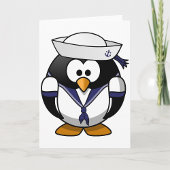 Pinguin Sailor Grußkarten Karte
