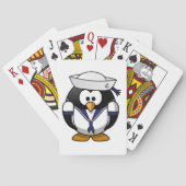 Pinguin Sailor Spielkarten (Rückseite)