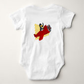 Pinguin-Schlüsselanhänger Baby Strampler (Rückseite)