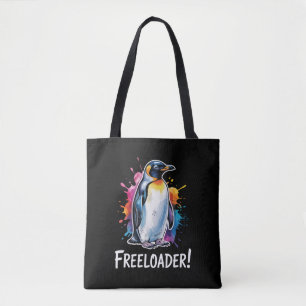 Pinguin Schmarotzer Widerstehe Politik Tasche