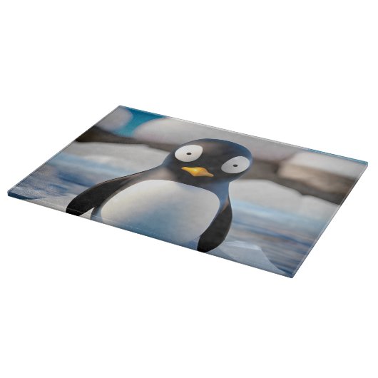 Pinguin Schneidebrett (Ecke)