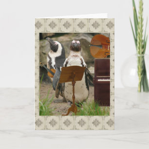 Pinguin-Schnur-Ensemble Karte