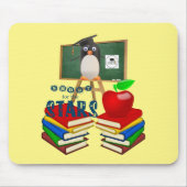 Pinguin School Lehrer Mouse Pad! Mousepad (Vorne)