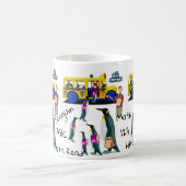 Pinguin-Schulbusfahrer Tasse (Mittel)