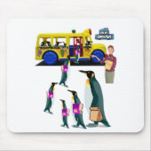 Pinguin Schule Driver Maus Pad! Mousepad (Vorne)