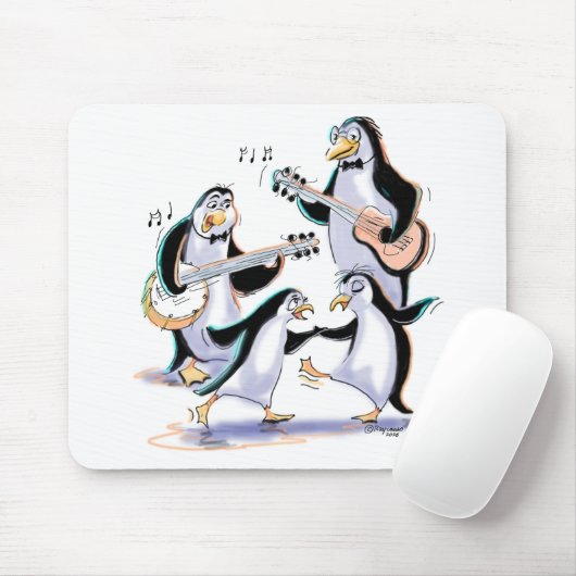 Pinguin-Schwingen Mousepad (Mit Mouse)