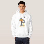 Pinguin Secret Agent Hoodie (Vorne ganz)