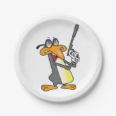 Pinguin Secret Agent Pappteller (Vorderseite)