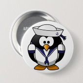 Pinguin-Seemann-Knopf Button (Vorne & Hinten)