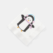 Pinguin Serviette (Ecke)