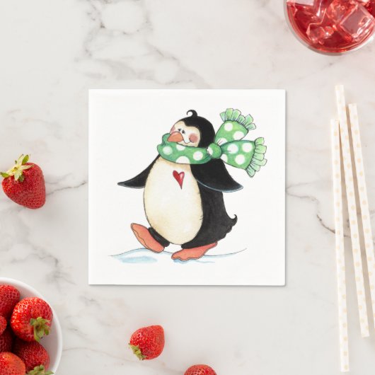 Pinguin Serviette (Beispiel)