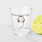 Pinguin Shot Glass Schnapsglas (Vorderseite)