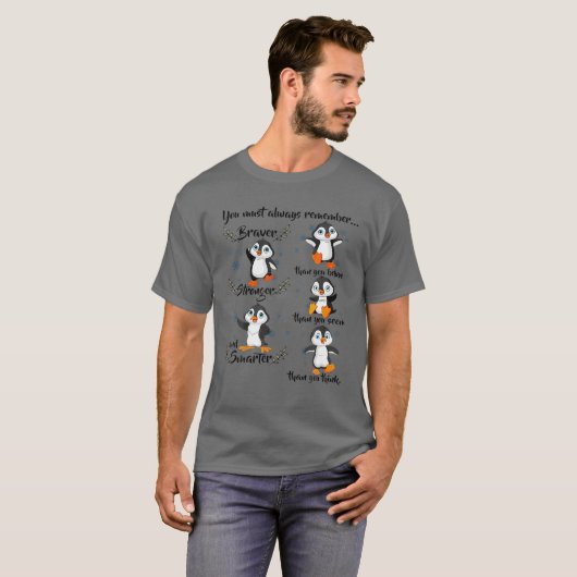 Pinguin Sie müssen sich immer an Pinguin Lover eri T-Shirt (Vorne ganz)