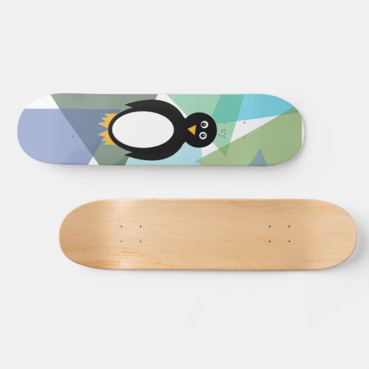 Pinguin-Skateboard Skateboard (Horizontal)