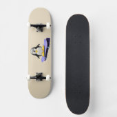Pinguin Skateboarder Skateboard (Vorderseite)