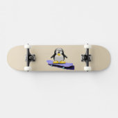 Pinguin Skateboarder Skateboard (Horizontal)