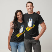 Pinguin Skier Wintersport T-Shirt (Unisex)