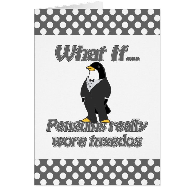 Pinguin-Smoking (Vorne)