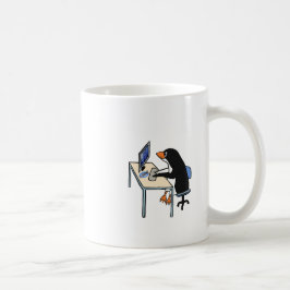 Pinguin-Smoking-Systemverwalter Kaffeetasse
