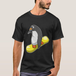 Pinguin Snowboard Wintersport T-Shirt