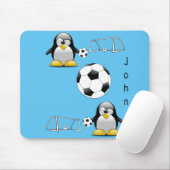 Pinguin Soccer Ball Mouse Pad! Mousepad (Mit Mouse)