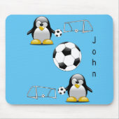 Pinguin Soccer Ball Mouse Pad! Mousepad (Vorne)