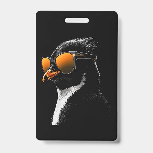 Pinguin-Sonnenbrille Ausweis (Front)