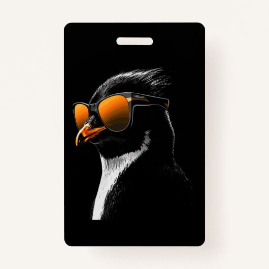 Pinguin-Sonnenbrille Ausweis (Vorderseite)