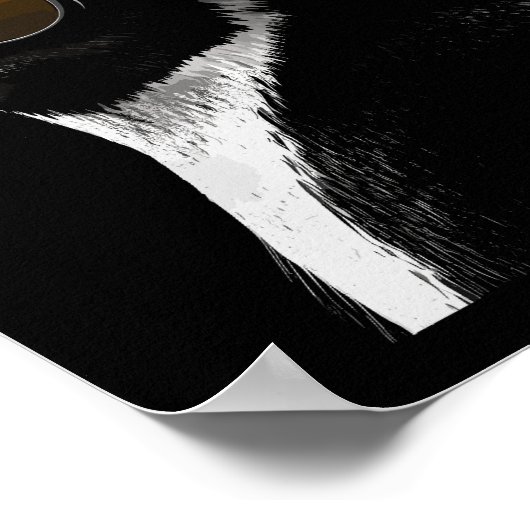 Pinguin-Sonnenbrille Poster (Ecke)