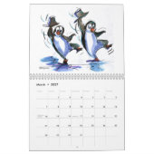 Pinguin-Spaß Kalender (Mär 2027)