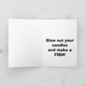 Pinguin Squares Geburtstagkarte Karte (Innenseite)