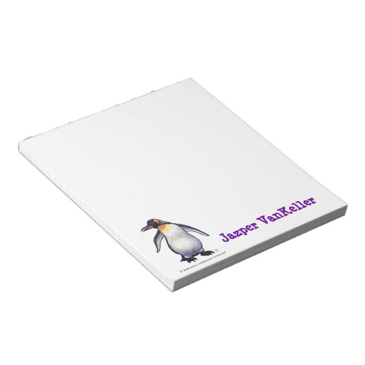 Pinguin Stationery Notizblock (angewinkelt)