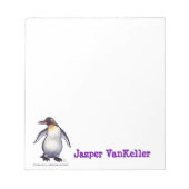 Pinguin Stationery Notizblock (Vorderseite)